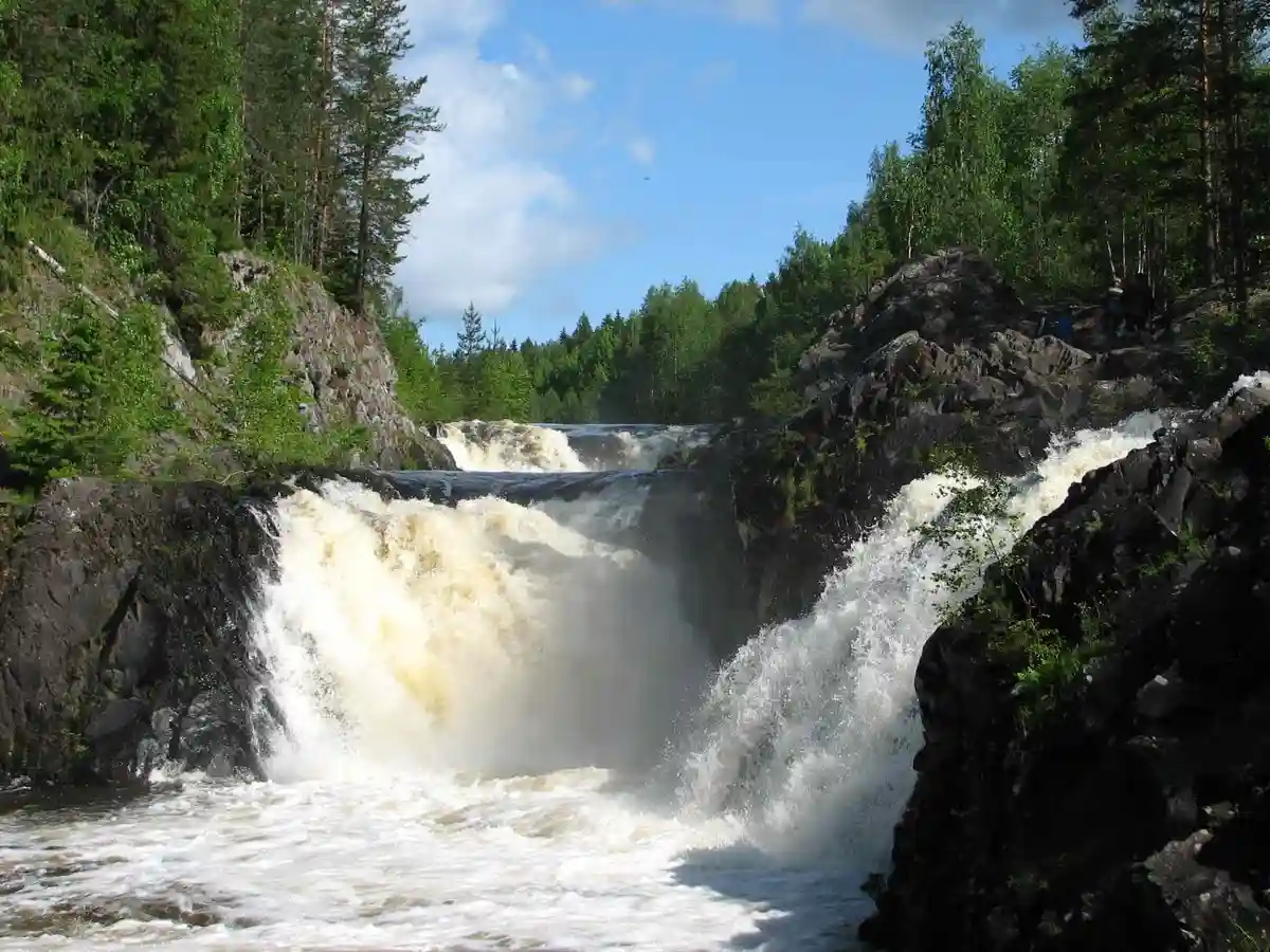 Водопад Кивач, Карелия