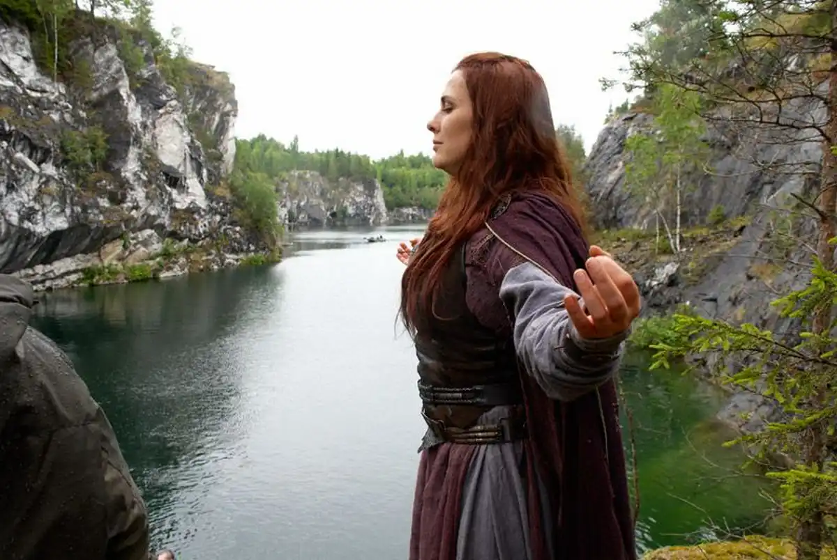 Карелия. Съёмки фильма 'Тёмный мир'